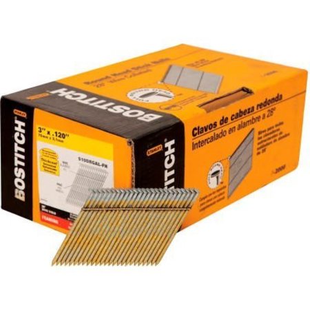 DEWALT Collated Framing Nail, 3 in L, Round Head, 28 Degrees S10DRGAL-FH